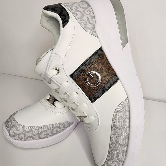 Guess GBG Los Angeles Women's Ladies Tennis wedge sneakers brand new - Picture 3 of 5